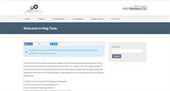 Desktop Screenshot of magtoolsindia.com